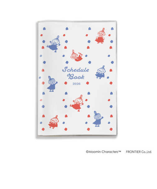 【2025年10月始まり】　フロンティア　MOOMIN　B6　マンスリーブロック　MM69060　Little_My　月曜始まり
