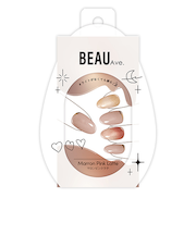 ビューティーアベニュー（BEAUTY　AVENUE）　生ジェルネイルシール　マロンピンクラテ　24枚入