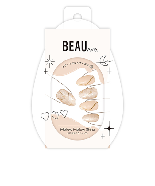 ビューティーアベニュー（BEAUTY　AVENUE）　生ジェルネイルシール　メロウメロウシャイン　24枚入