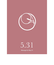 草紙堂　花結びメッセージカード　5月31日