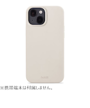 【iPhone15】　ホールディット（Holdit）　シリコンケース　15974　ライトベージュ