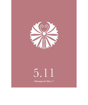 草紙堂　花結びメッセージカード　5月11日