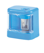 クツワ　電池鉛筆削りスピモ　RS042LB　ライトブルー