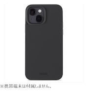 【iPhone15】　ホールディット（Holdit）　シリコンケース　15970　ブラック