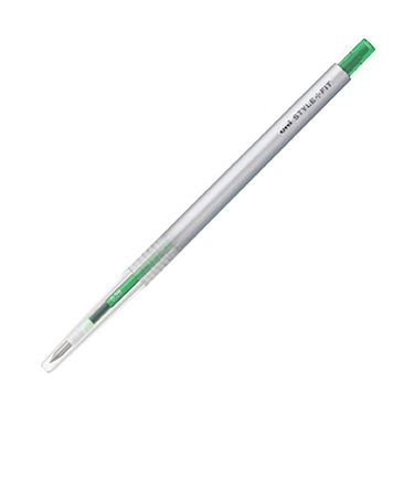 三菱鉛筆　スタイルフィット　ゲルインクボールペン　ノック式　（リフィル入）　（ユニボールシグノ）　UMN－139　0.28mm　グリーン