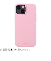 【iPhone15】　ホールディット（Holdit）　シリコンケース　15973　ピンク