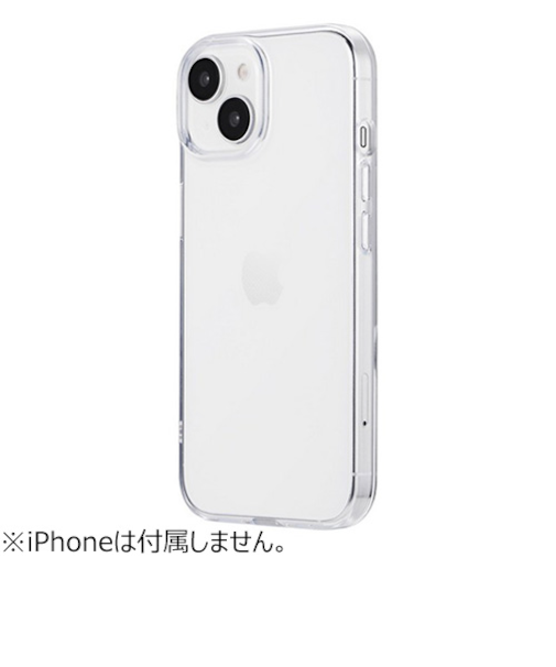 【iPhone15／14】　ルプラスネクスト（LEPLUS　NEXT）　ソフトケース　「UTILO　Soft」　クリア