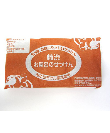 お風呂のせっけんシリーズ　柿渋お風呂のせっけん　3P