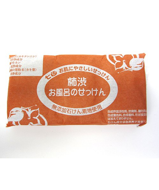 お風呂のせっけんシリーズ　柿渋お風呂のせっけん　3P