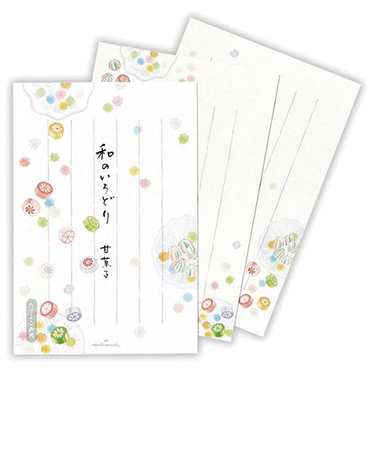 ホールマーク（Hallmark）　葉書箋　和のいろどり　819903　甘菓子2