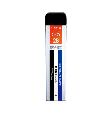 トンボ鉛筆（Tombow）　シャープ芯　モノグラフMG　0.5mm　2B　R5－MG2B01　40本入