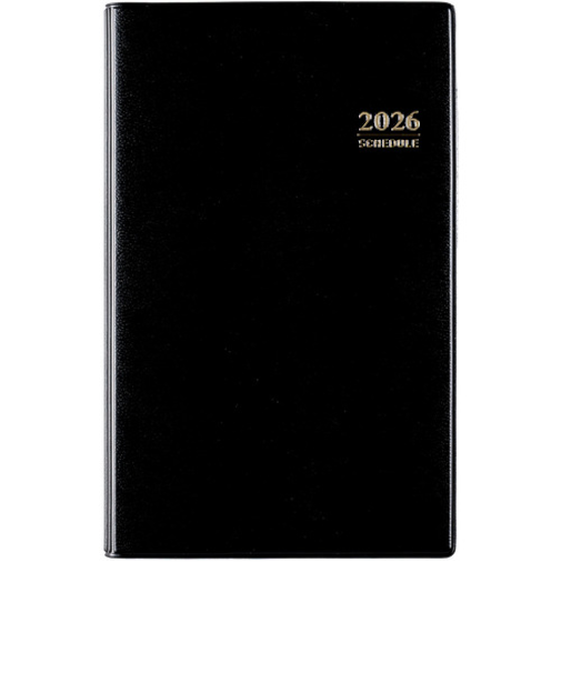 【2026年1月始まり】　高橋書店　ビジネス手帳2　手帳判　ウィークリーレフト　46　黒　月曜始まり