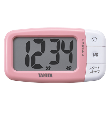 タニタ　抗菌でか見えタイマー　TD－430　ピンク