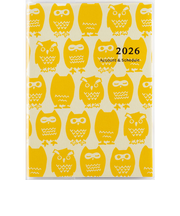 【2026年1月始まり】　高橋書店　ポケット家計簿　A6　手帳兼用集計タイプ　41　イラスト　月曜始まり