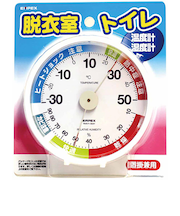 エンペックス(EMPEX) 脱衣室・トイレ温度湿度計 TM-6311