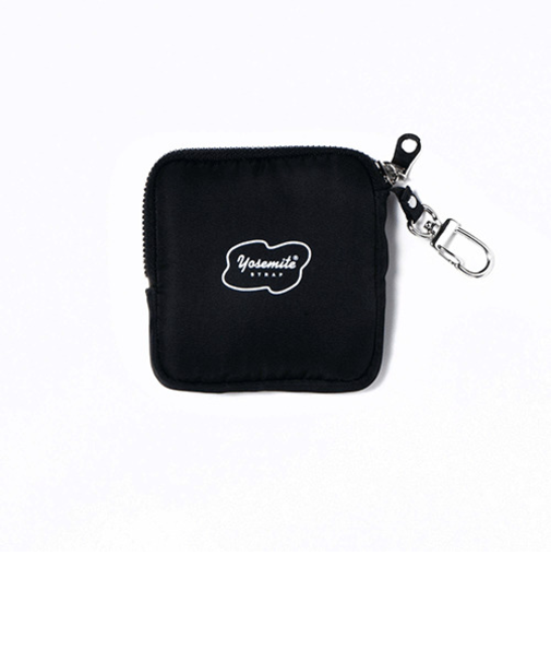 ヨセミテ（Yosemite）　スクエアコインケース　ブラック