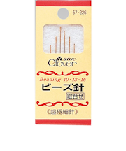 クロバー　ビーズ針　取合せ　超極細　57－226