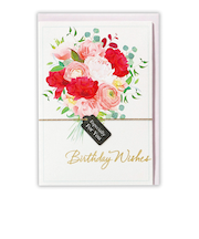 ホールマーク（Hallmark）　グリーティングカード　誕生お祝い　オルゴール　815219　ブーケ3