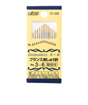 クロバー　フランス刺しゅう針　No.3～No.6