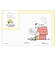 ホールマーク（Hallmark）　ミニメッセージカードセット　スヌーピー　Life　with　Snoopy　and　Friends　830847　イエロー