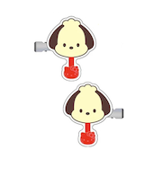 バンダイ サンリオキャラクターズチョコレート ヘアクリップ ポチャッコ