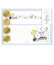 ホールマーク（Hallmark）　レターセット　スヌーピー　Life　with　Snoopy　and　Friends　830861　ブルー