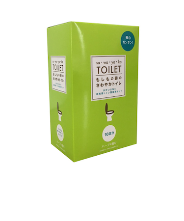 もしもの時のさわやかトイレ　ハーブの香り　10回分