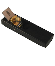 角利　細工用黒檀豆鉋　四方反　中　No.12