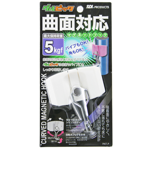 和気産業（WAKI）　曲面対応　グルピッタ　SDI　WKM‐W　ホワイト