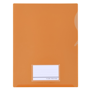 セキセイ　シールックワイドフォルダー　A4　CLK-2404　オレンジ