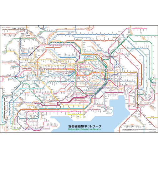 ビバリー　首都圏路線ネットワーク　1000-019　1000ピース