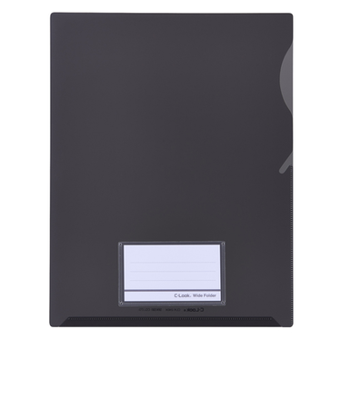 セキセイ　シールックワイドフォルダー　A4　CLK-2404　スモーク