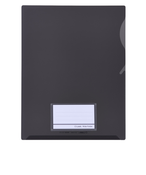 セキセイ　シールックワイドフォルダー　A4　CLK-2404　スモーク