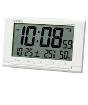 セイコー（SEIKO）　温度湿度表示付き電波クロック　SQ789W
