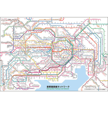 ビバリー　首都圏路線ネットワーク　300-012　300ピース