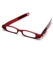 ケースのいらない老眼鏡　レッド　＋1.5（一般医療機器）