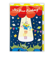 ホールマーク（Hallmark）　グリーティングカード　誕生お祝い　オルゴール　ディズニー　815158　トイ・ストーリー　エイリアン3
