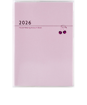 【2026年1月始まり】　高橋書店　Petit　Kakeibo　A6　集計タイプ　34　ピンク　日曜始まり