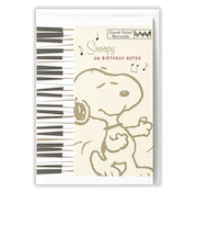 ホールマーク（Hallmark）　グリーティングカード　誕生お祝い　オルゴール　スヌーピー　815172　ジャズピアノ3