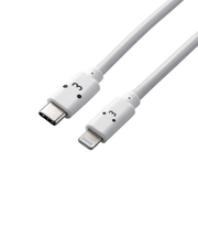 エレコム（ELECOM）　USB-C　to　Lightningケーブル　やわらか　2m　MPA-FCLY20WF　ホワイトフェイス
