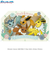 エンスカイ　ペーパーシアター　ラージサイズ　ポケットモンスター　イーブイ・シャワーズ・サンダース・ブースター