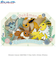 エンスカイ　ペーパーシアター　ラージサイズ　ポケットモンスター　イーブイ・シャワーズ・サンダース・ブースター