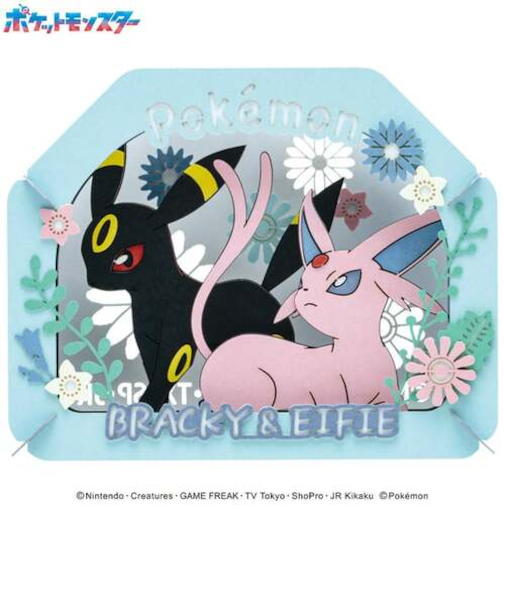 エンスカイ　ペーパーシアター　ポケットモンスター　ブラッキー＆エーフィ