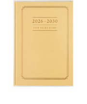 【2026年1月始まり】　高橋書店　5年横線当用新日記　A5　デイリー1日1ページ　16　イエロー　各月1日始まり