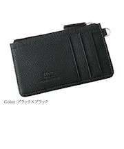 【お買い得】　ノイインテレッセ　ゲンシュク　フラグメントウォレット　3648BK　ブラック×ブラック