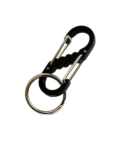 スイング（SWING）　アルミWゲートミニカラビナキー　ブラック