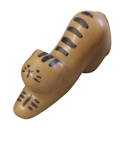 藍花　ねこ箸置　11959　とら