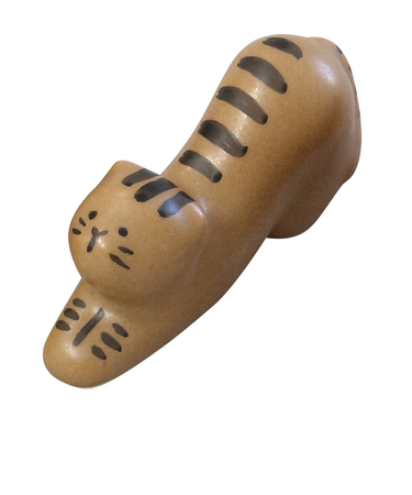 藍花　ねこ箸置　11959　とら
