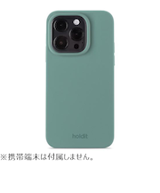 【iPhone15Pro】　ホールディット（Holdit）　シリコンケース　15995　モスグリーン