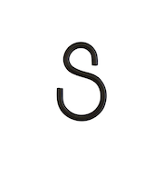 ニューヒカリ　アイアンSフック　SH‐ISH30K　ブラック　3個入